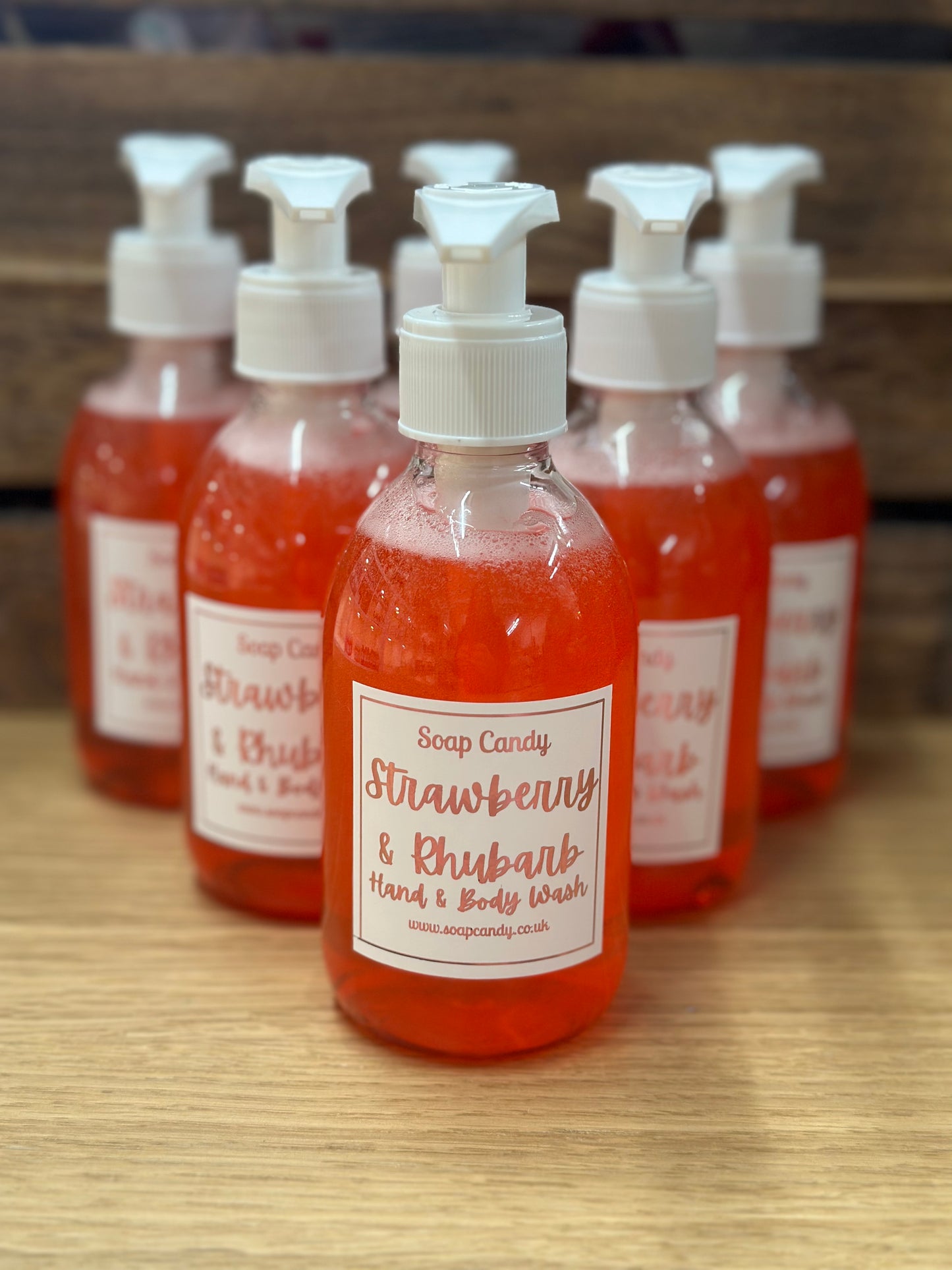 Strawberry & Rhubarb Hand & Body Wash - 250ml