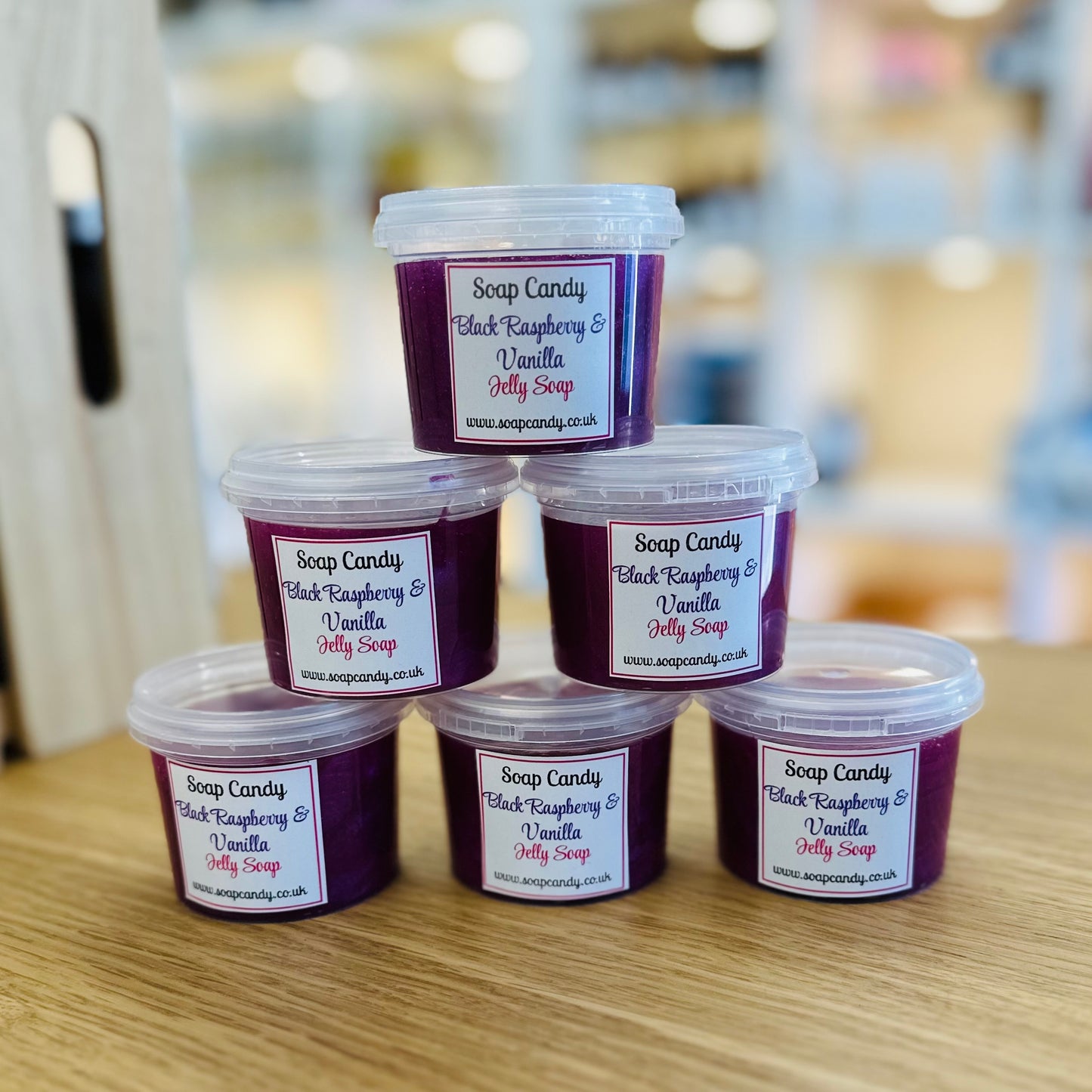 Black Raspberry & Vanilla Jelly Soap