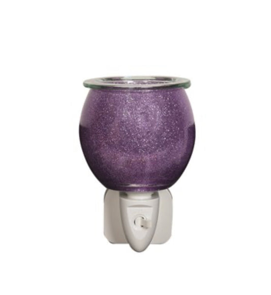 Purple Sparkle Plug In Burner