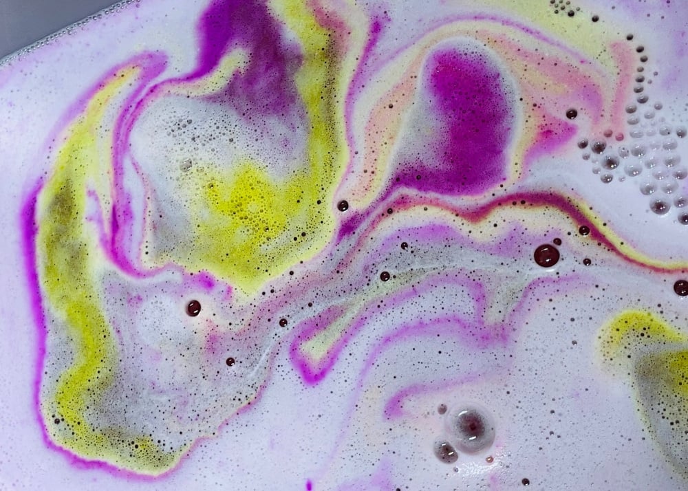 Rhubarb & Raspberry Bath Bomb Dust