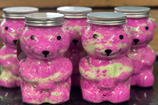 Strawberry & Lime Teddy Bath Dust