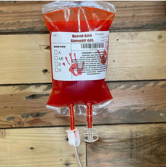 Blood Bag Shower Gel