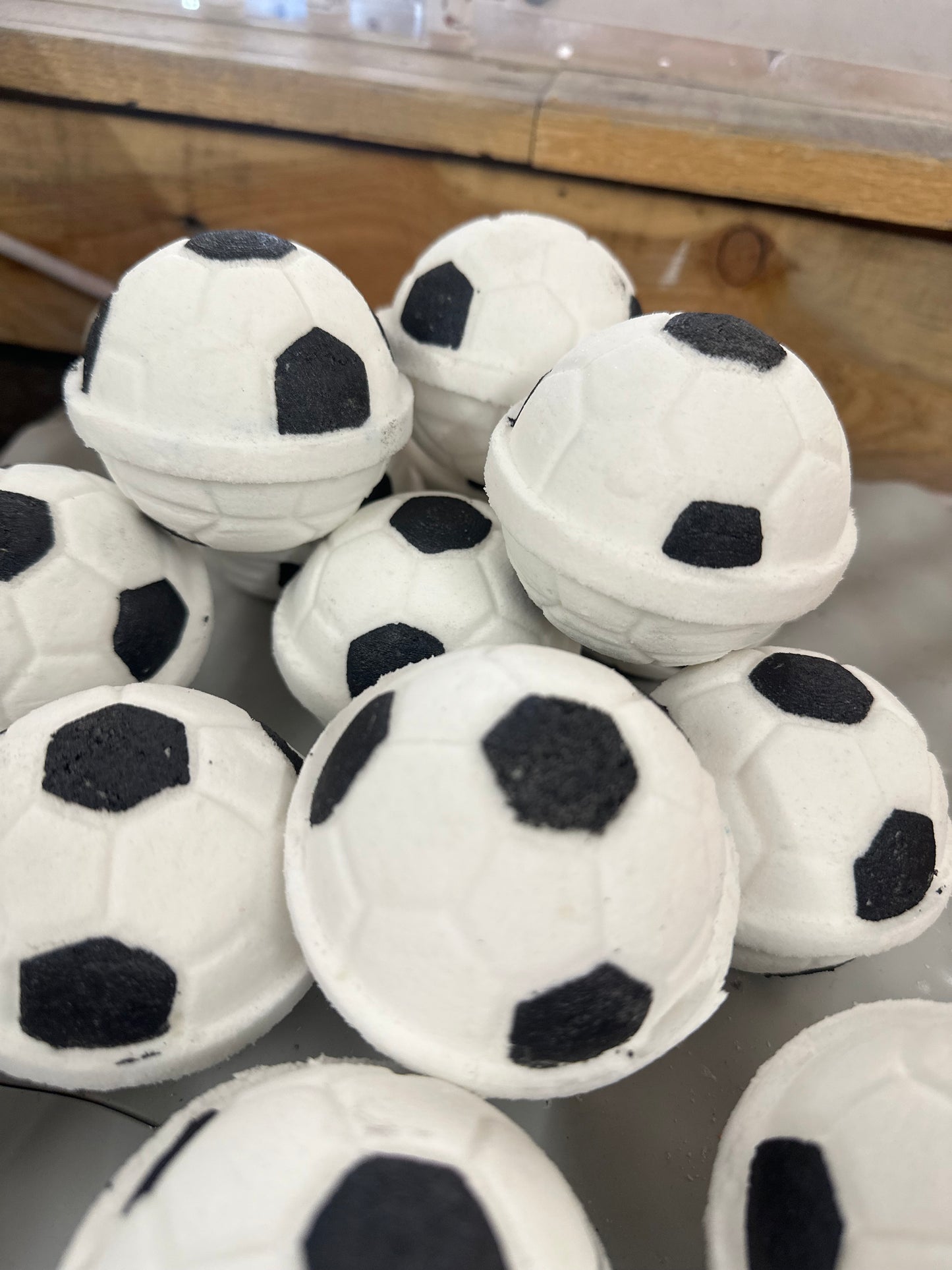 Football bath bomb