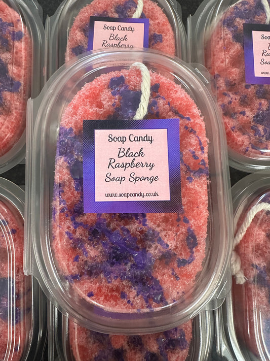 Black Raspberry Soap Sponge