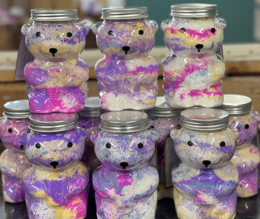 Rainbow Teddy Bath Dust