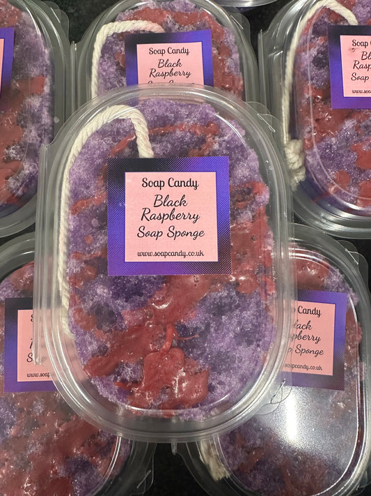 Black Raspberry Soap Sponge