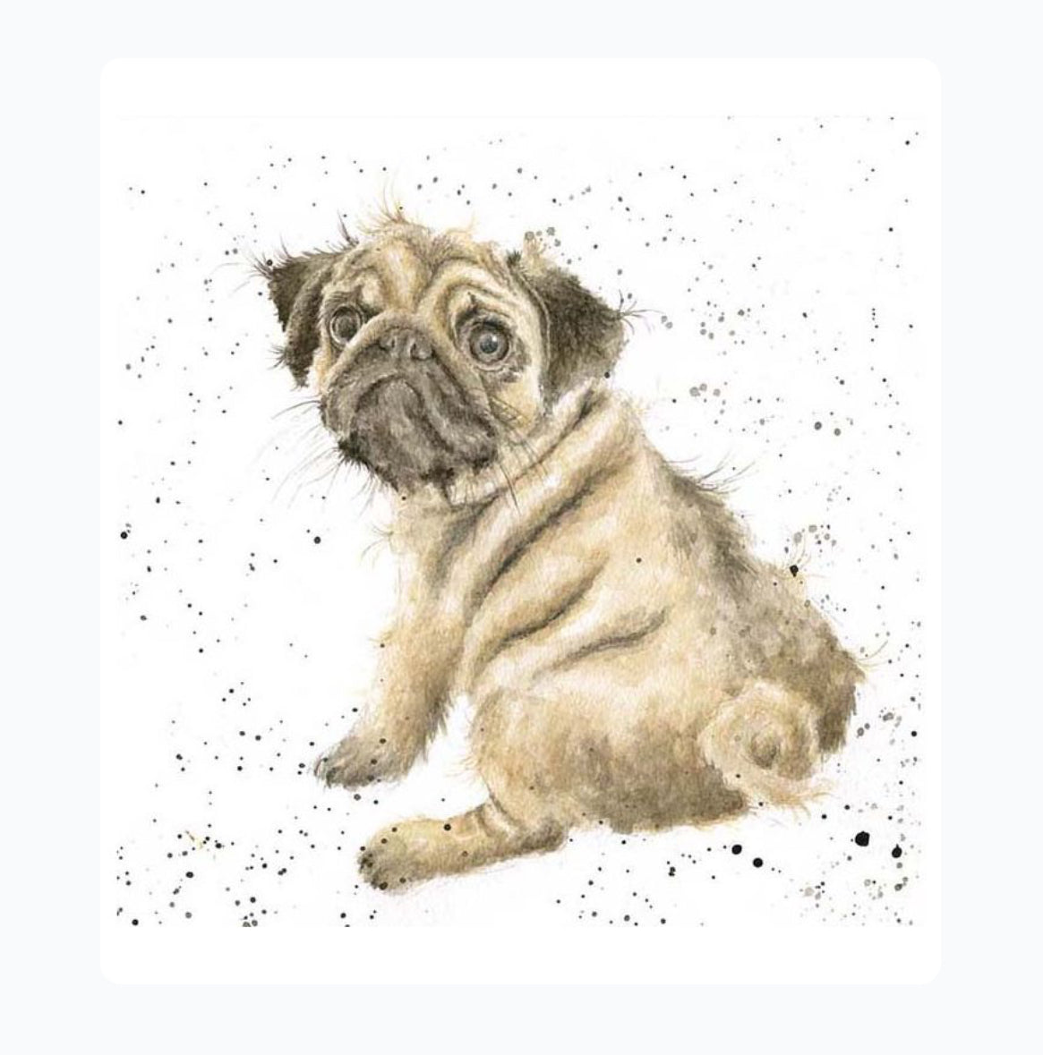 Pug Love Card
