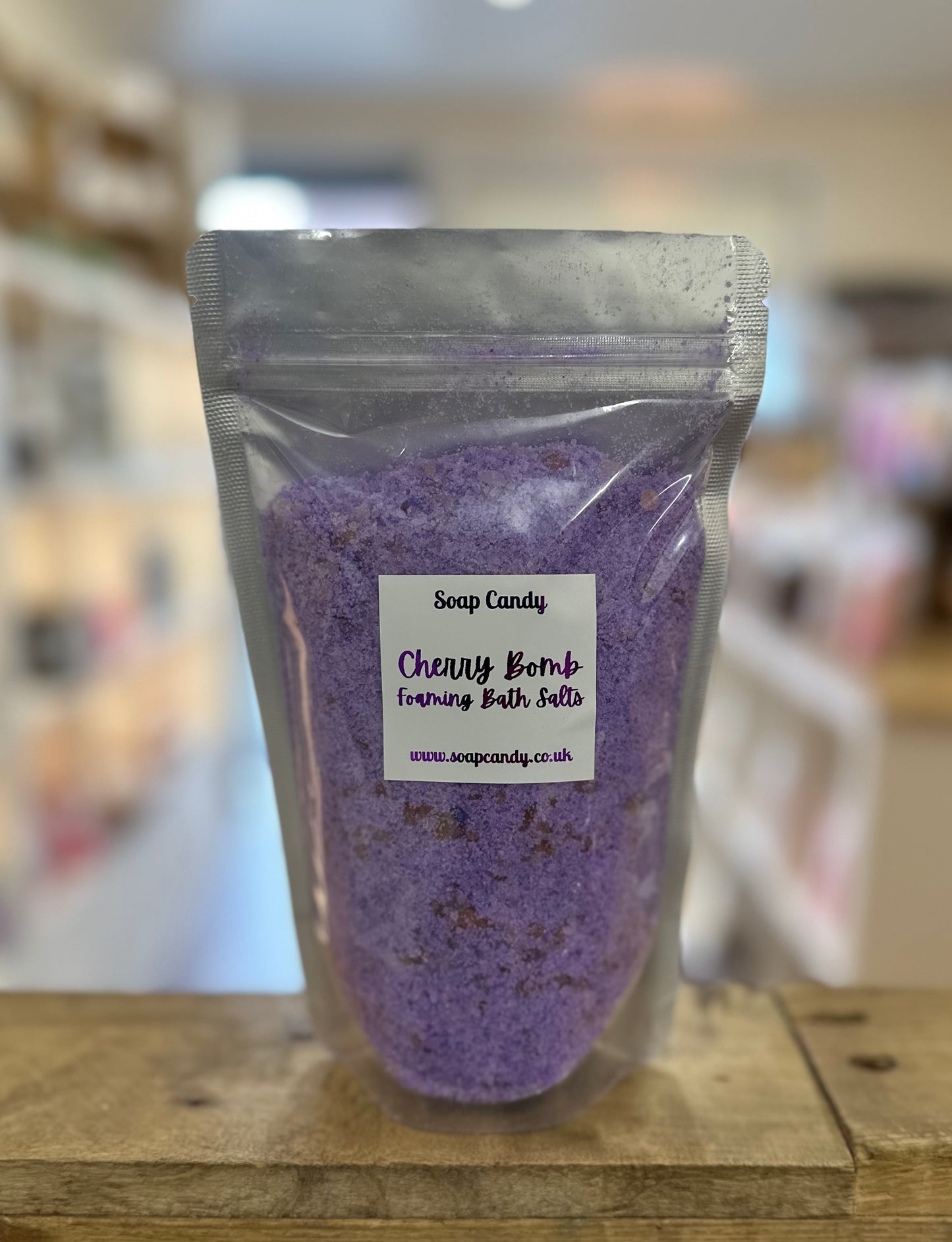 Cherry Bomb Foaming Bath Salts