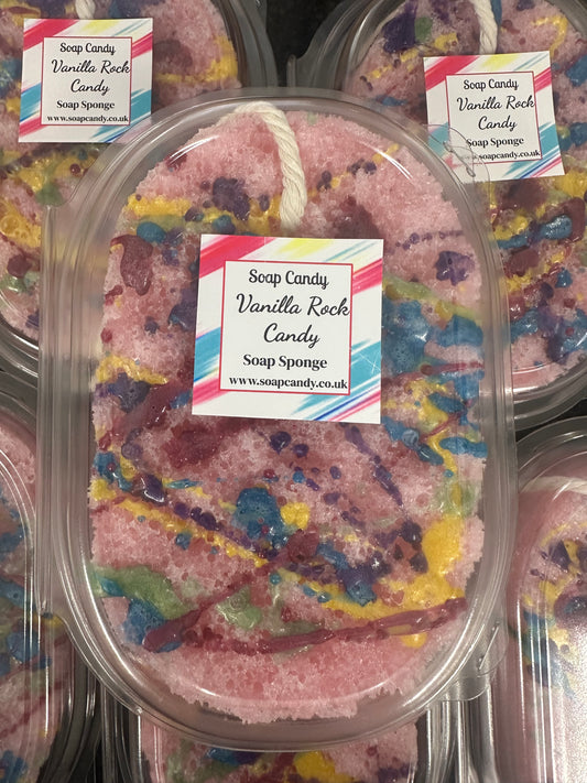 Vanilla Rock Candy Soap Sponge
