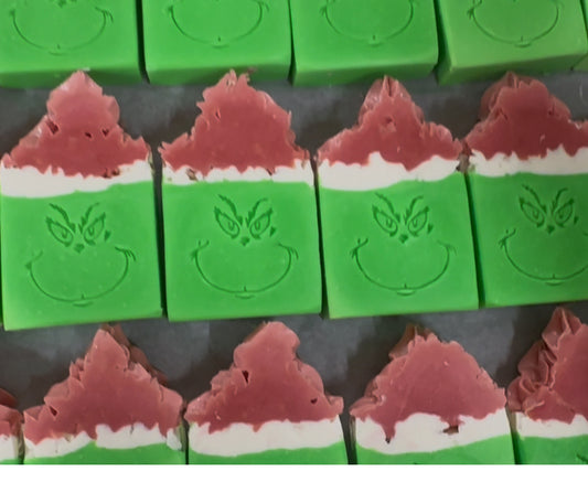 Grinch-mas Cold Process Soap Bar