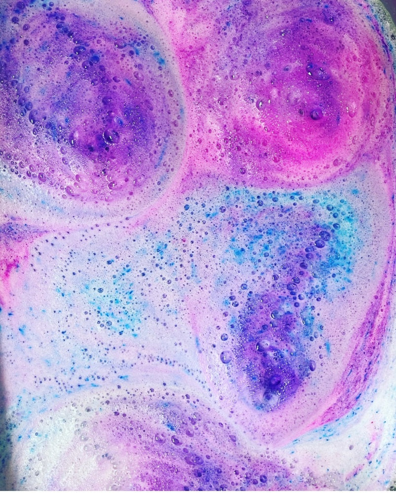 Blackcurrant & Pomegranate Bath Bomb Rocks